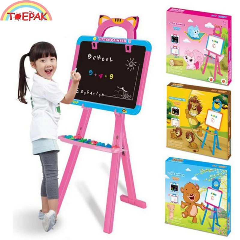

Children's Large 94CM Writing Board Black White With Pen Magnetic Drawing Board Drawing Board Graffiti Board Early Education