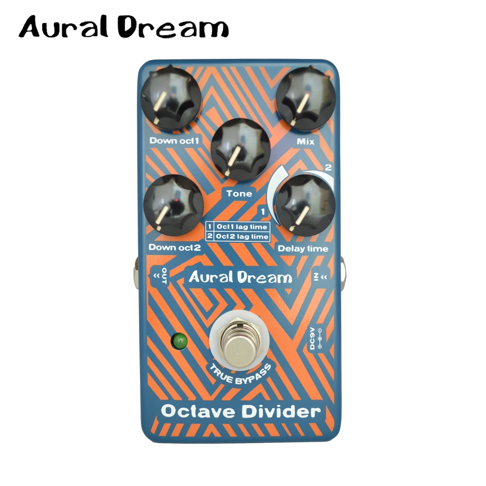 

Aural Dream Octave Divider Guitar Effect Pedal of Descending Octaves Guitarra Part