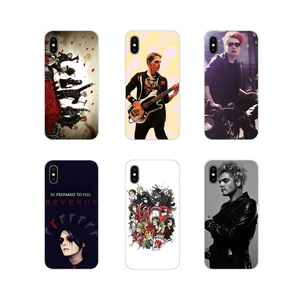 Силиконовый чехол для Apple iPhone X XR XS MAX 4 4S 5 5S 5C SE 6 6S 7 8 Plus ipod touch Gerard Way My Chemical Romance MCR |