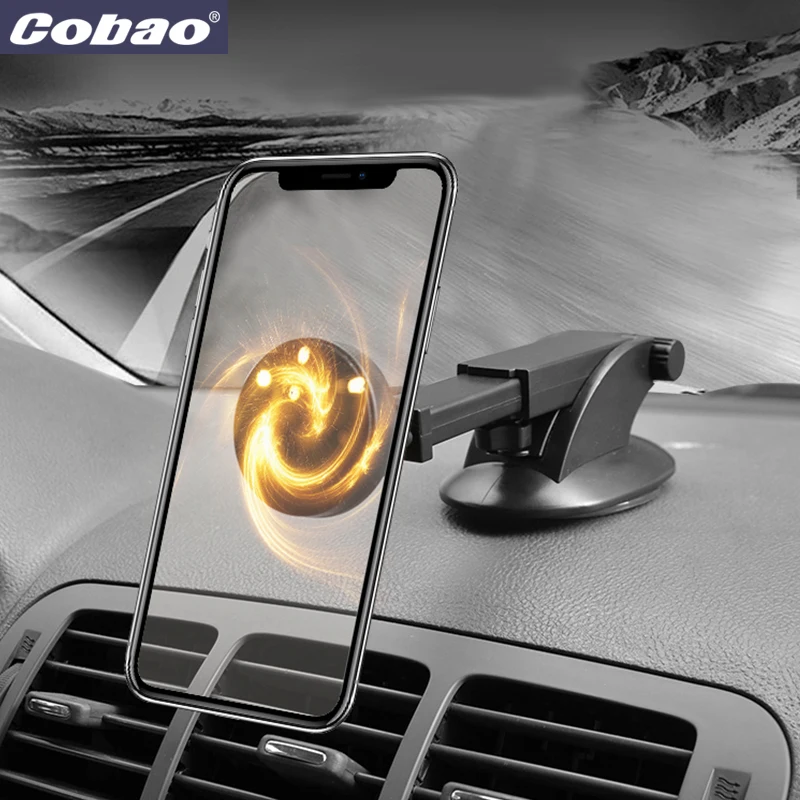 

Cobao Magnetic on-board mobile phone holder windshield dashboard desktop general holder magnet stand for iphone 6/78x xiaomi