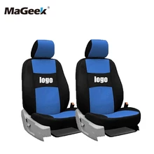 two front seats Univeraal car seat covers For Peugeot 307 206 308 407 207 406 408 301 3008 black/white/gray/red car accessories