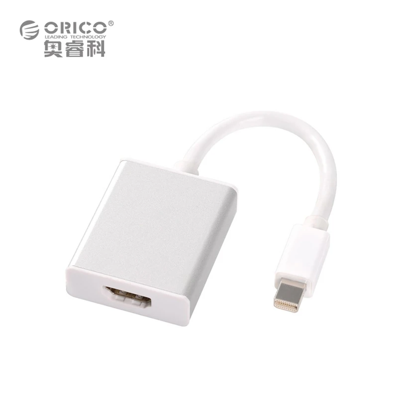 

ORICO DMP3H-SV Mini Displayport to HDMI Converters Lightning adapter Projector for MacBook - Silver