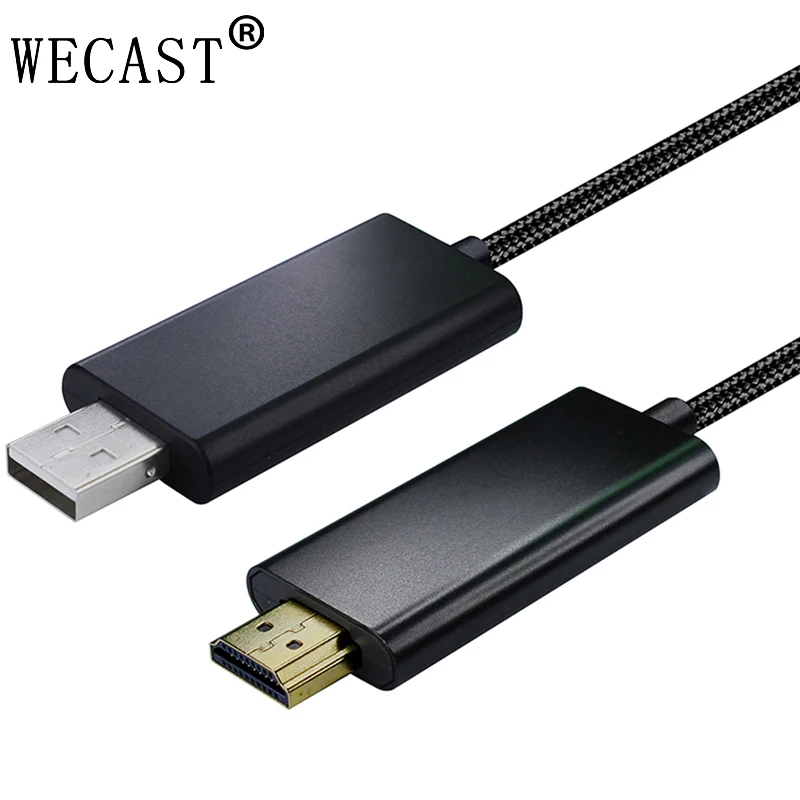 WECAST C88B HDMI беспроводной дисплей usb-модем для ТВ поддержка Miracast Airplay/DLNA Совместимость с Android iOS Телефон PK Anycast M9