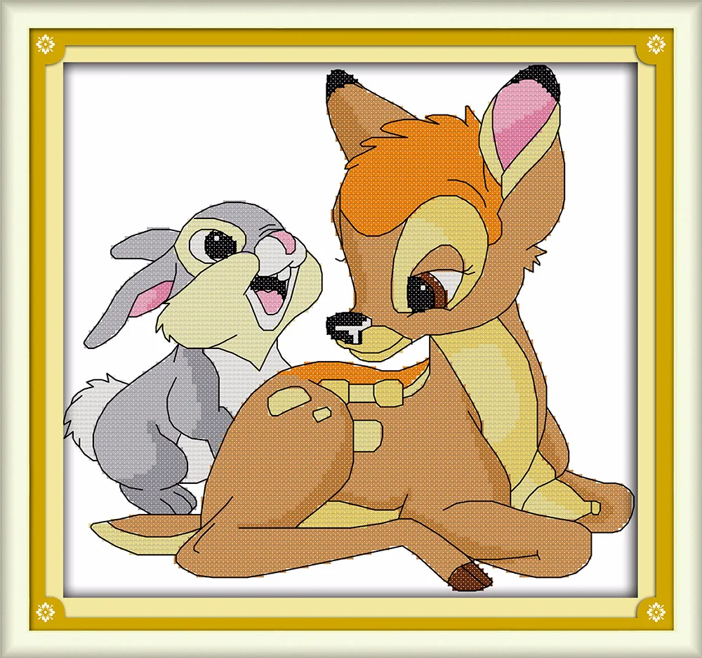 Набор для вышивки крестиком Joy Sunday из мультфильма Рай DMC|joy sunday|cross stitch kitscross set