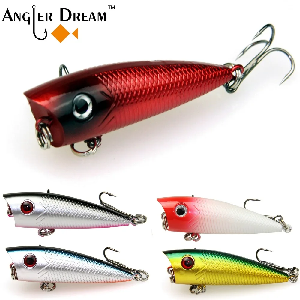 Hard Baits 6.5cm 6.6g Popper Fishing Lure Pike/Bass Fishing Hard