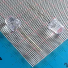 50 шт. 8 мм белый светодиодный Диод высокой яркости 8 мм белый светодиодный светильник 13000-15000mcd