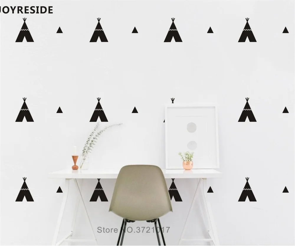 القليل خيمة الفتيان غرفة ديكور فني صائق صور مطبوعة للحوائط مجموعة نمط الخيام المنزل ملصقا الأطفال Bedroon الديكور ملصقات جدار YMX27