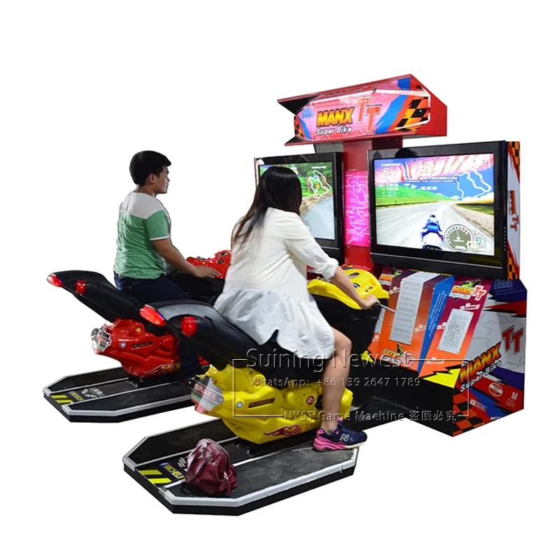 ゲームセンター機器 コイン式アーケードマシン Manxttオートバイ 運転シミュレーター オートバイ レーシングゲーム Racing Game Arcade Machinevideo Arcade Machine Aliexpress