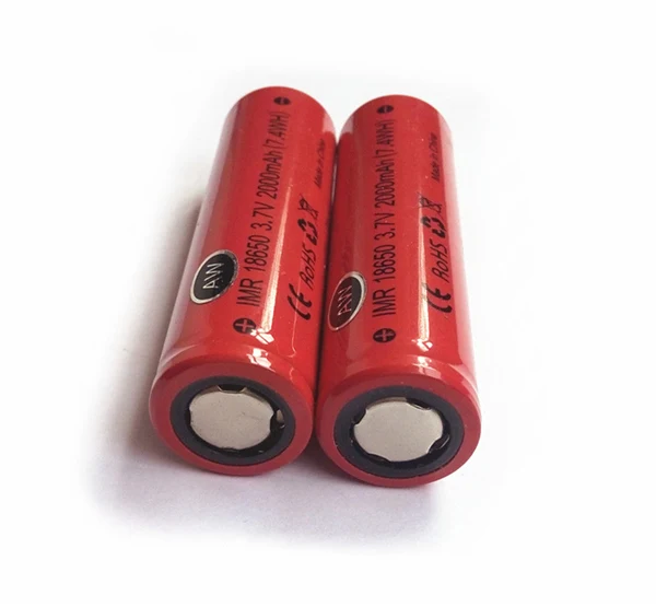 Высокая дренажная IMR 18650 2000mah 3 7 V 7.4WH перезаряжаемые динамические литий ионные