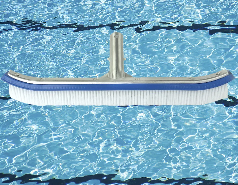 18" Pool Brush Head Premium 18" Aluminium Swimming Pool Cleaning Brush