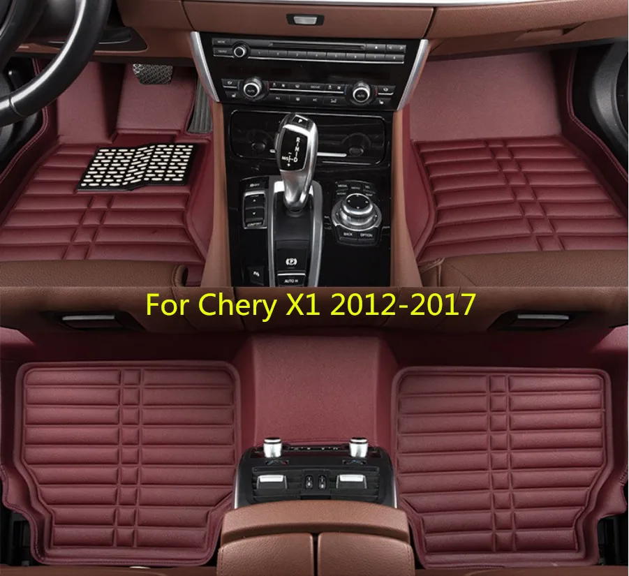 

For Chery X1 2012-2017 Car Floor Mats Foot Mat Step Mats High Quality Brand New Waterproof,convenient,Clean Mats