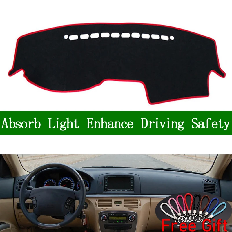 

For Hyundai Sonata Ef 2005 2006 Dashboard Cover Sun Shade Non-slip Dash Mat Pad Carpet Car Stickers Interior Accessories
