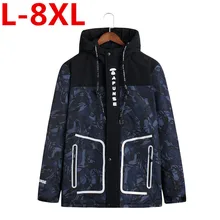 2017 PLUS SIZE Hot Sale High Quality Men’s Jackets Standard European Big Size 8XL 7XL 6XL 5XL 4XL Winter Thick Jacket Parkas