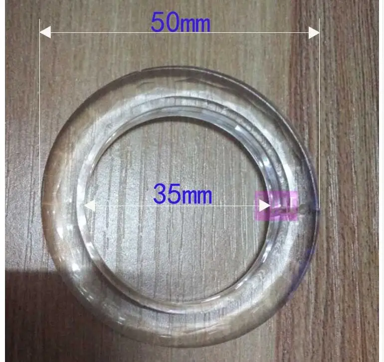 Современный 10 шт./лот, 50 мм, внутренний 35 мм, хрустальное кольцо, сделай сам, люстра, кольцо на руку для люстры, аксессуары для подвесок