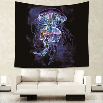 

Spray Landscape Pattern Wall Tapestry Home Decoration Bohemian Bedspread Dorm Decor Tapestries Table Cloth Yoga Mat