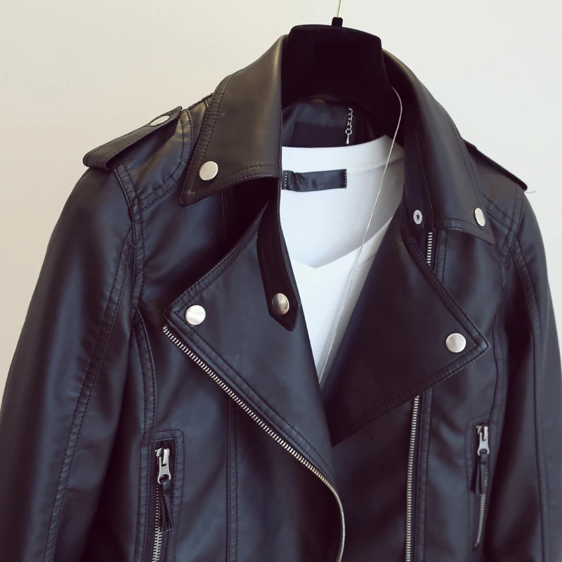 FTLZZ, модный дизайн, весна-осень, искусственная кожа, куртка, искусственная кожа, мягкая кожа, пальто, тонкая молния, мотоциклетная, панк, верхняя одежда, куртки