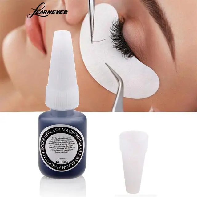LEARNEVER 10ml Long Lasting Eyelashes Glue Odourless Non Irritant