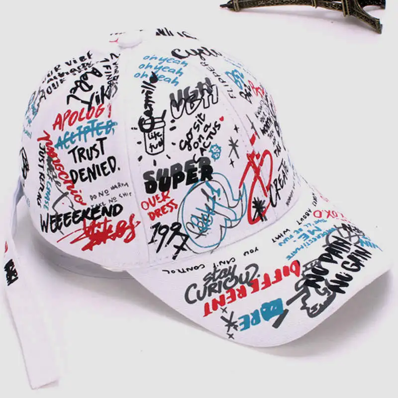 Graffiti gorras de béisbol de las mujeres de los hombres de moda snapback hip-hop tapa sombrero de papá hueso gorra homme carta sombrero unisex de gorras baseball Graffiti gorras de béisbol de las mujeres de los hombres de moda snapback hip-hop tapa sombrero de papá hueso gorra homme carta sombrero unisex de gorras baseball