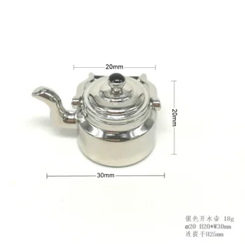 

Mini dollhouse miniature accessories kitchen boiling water kettle