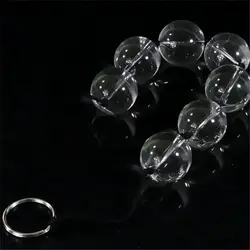 Прозрачные эротические стеклянные анальные шарики унисекс анальный заглушка Хрустальные шарики Анальная пробка фаллоимитатор
