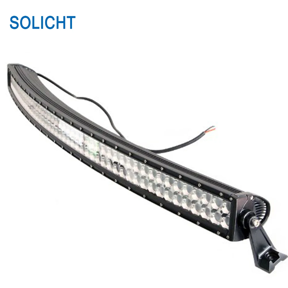 SOLICHT 240w Ip67 Fog Driving Led Light Bar Curved Off Road Led Light