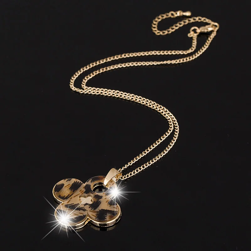 New Trendy Necklaces Pendants Link Chain Collar Long Plated Enamel