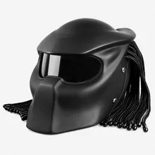 Фильм про инопланетян против шлем хищника крутые костюмы для косплея реквизит мотоциклетный шлем черная маска Хэллоуин