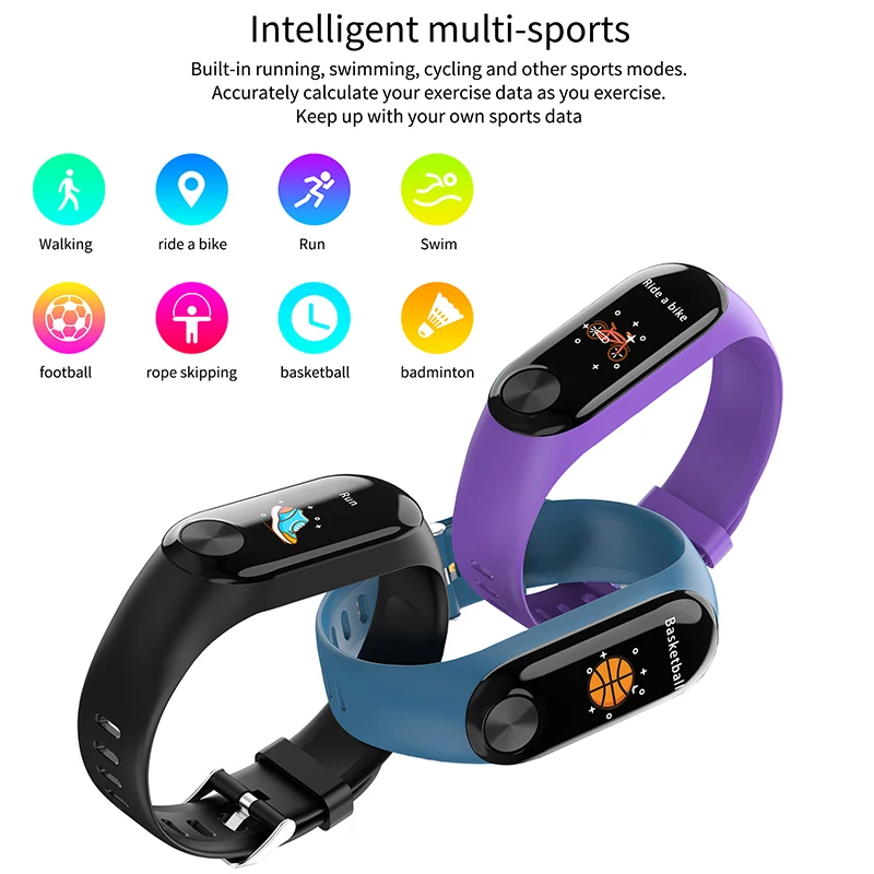 Спортивные Смарт часы с Bluetooth мужские и женские цифровые водонепроницаемые