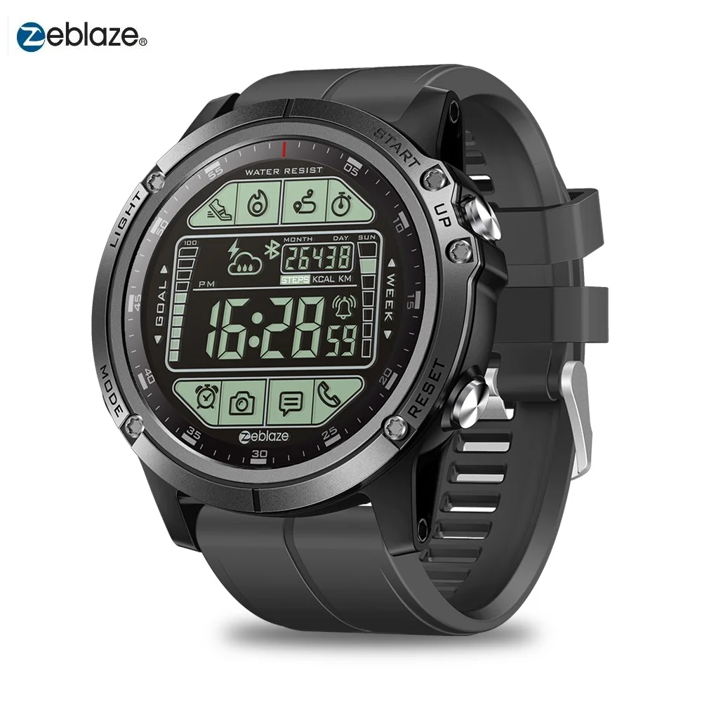 

Zeblaze VIBE 3S Smart Watch Man Real-time Weather 2 Years Standby Smartwatches 580mAh CR2450 Battery Languages User Manual