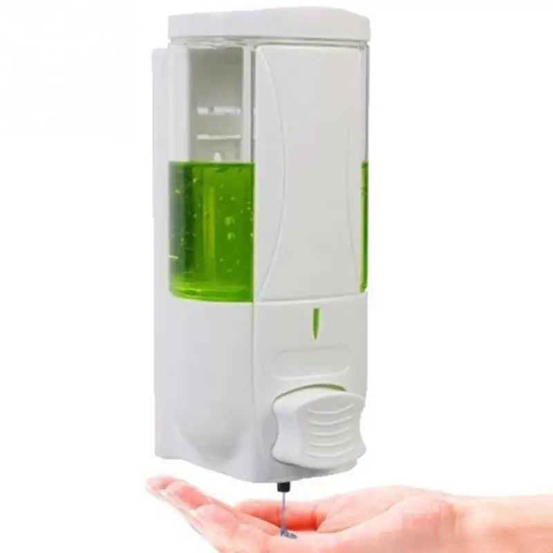 

500/1000ML Soap Dispenser Plastic Single Liquid for Bathroom Wall Mounted Lavatory Bath Shower Accessories 2 Sizes