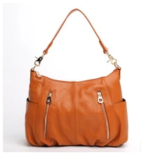 Fashion Real Genuine Leather Women Leather Handbags 100% Natural Cowhide Shoulder Bags Usefull Crossbody Bag Ladies VP-M8890