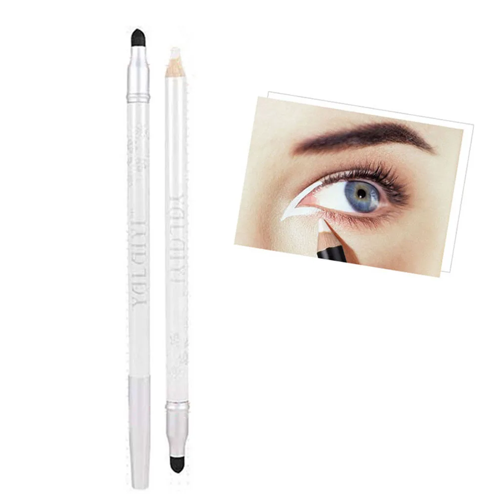 Белые водостойкие тени для век ручка макияжа двойные жемчужные стойкие