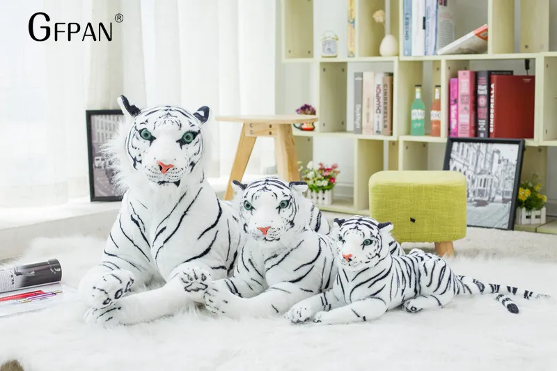 1 шт. 30 см имитация белая плюшевая игрушка тигр милая мягкая подушка для животных Подушка Детские куклы игрушки креативный подарок для детей