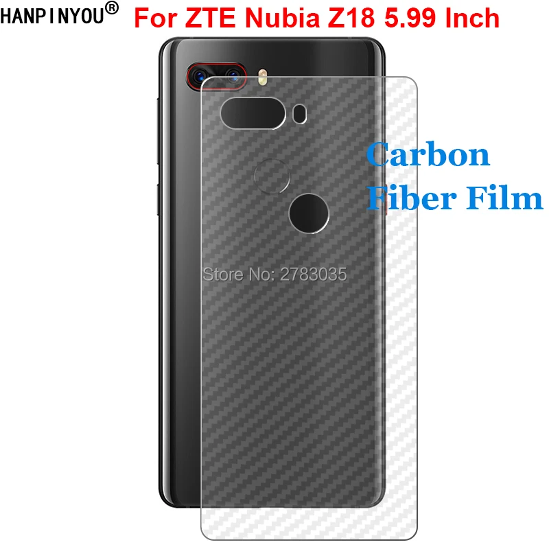 Защитная пленка для ZTE Nubia Z18 5 99 дюйма задняя из углеродного волокна с защитой от
