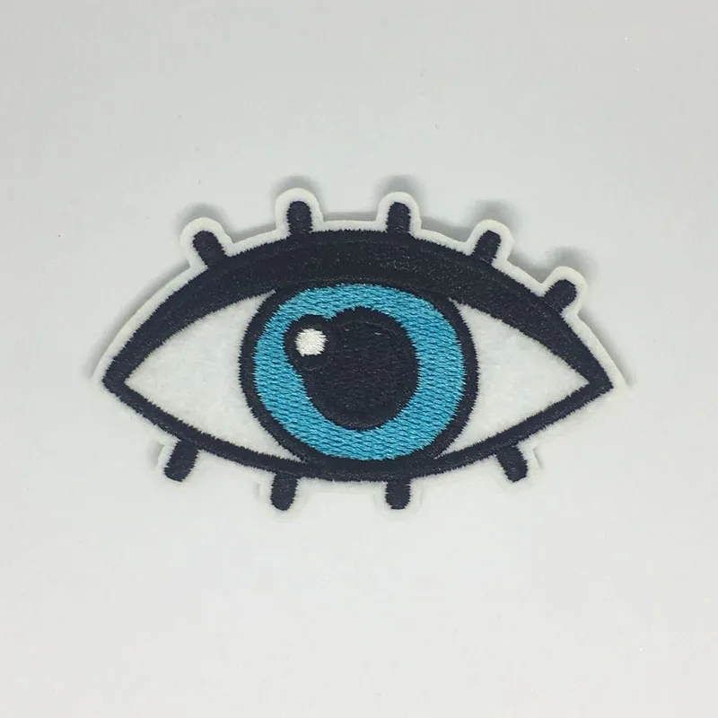 

20pcs eyes Badge Patches For Clothing iron on Embroidery Patch Applique Dress Jacket Jean shoe Patchwork Accessories