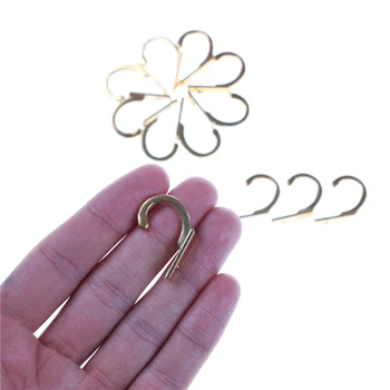 

10PCS Small Hooks Antique Wall Hanger Curved Buckle Horn Lock Clasp Hook For Wooden Jewelry Box Furniture Hardware Wholesale