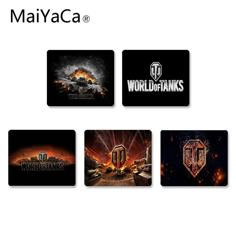Игровой коврик для мыши MaiYaCa World of Tanks с логотипом маленький Настольный клавиатуры