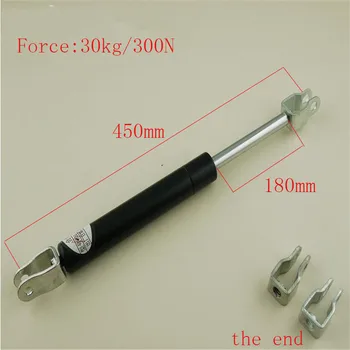 

Furniture Gas Spring Auto Spring Strut 450mm*180mm 30Kg/300N Gas Spring Lift Prop Strut Damper Studs Lift Strut Metal