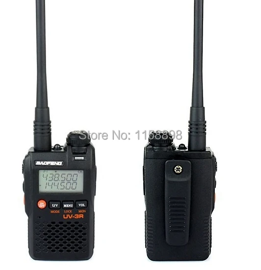 DHL Бесплатная доставка + 2 шт./лот Baofeng UV-3R Mark II 99 каналов двухдиапазонный УКВ радио