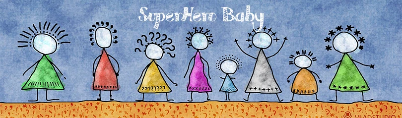 superhero baby bib