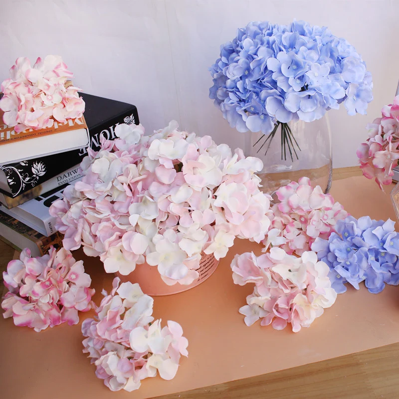 20pcs/lot Colorful Decorative Flower for Home Party Luxury Artificial Silk Hydrangea Diy Wedding Arch Flower Wall Decoration 20pcs/lot Colorful Decorative Flower for Home Party Luxury Artificial Silk Hydrangea Diy Wedding Arch Flower Wall Decoration