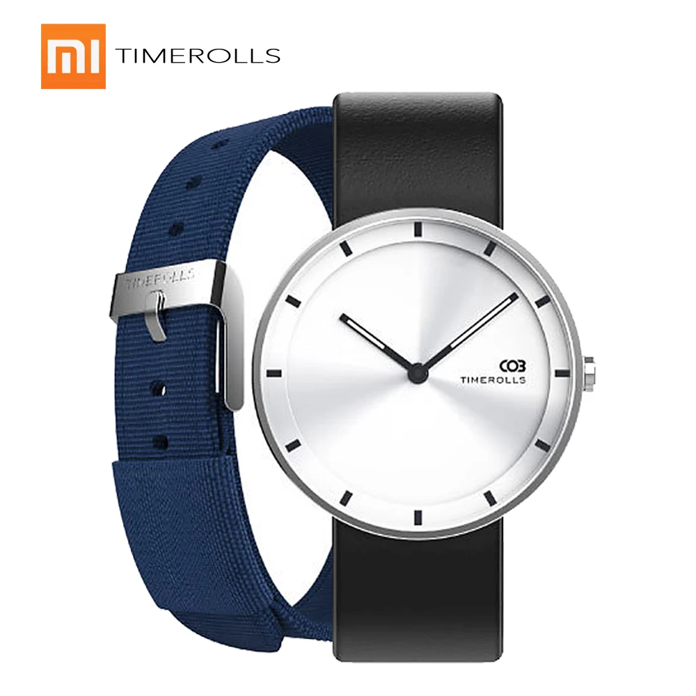 

Xiaomi Mijiia TIMEROLLS-COB Quartz Wrist Watch Luminous Pointer Stainless Steel Water Resistant Watches Men Women Luxury Watches