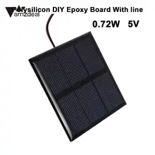 Mini Solar Panel Charger Solar Cell Solar Power Panel Polycrystalline Solar Panels Street Light Battery Charging 0.72W 5V