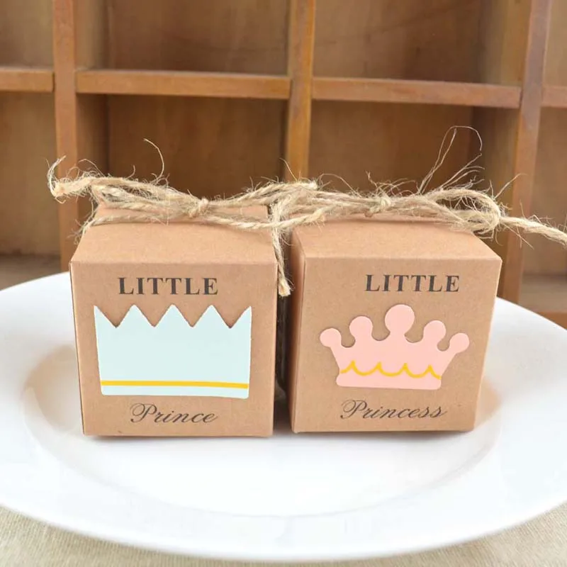 Buy 50pcs European Little Prince Princess Square Kraft