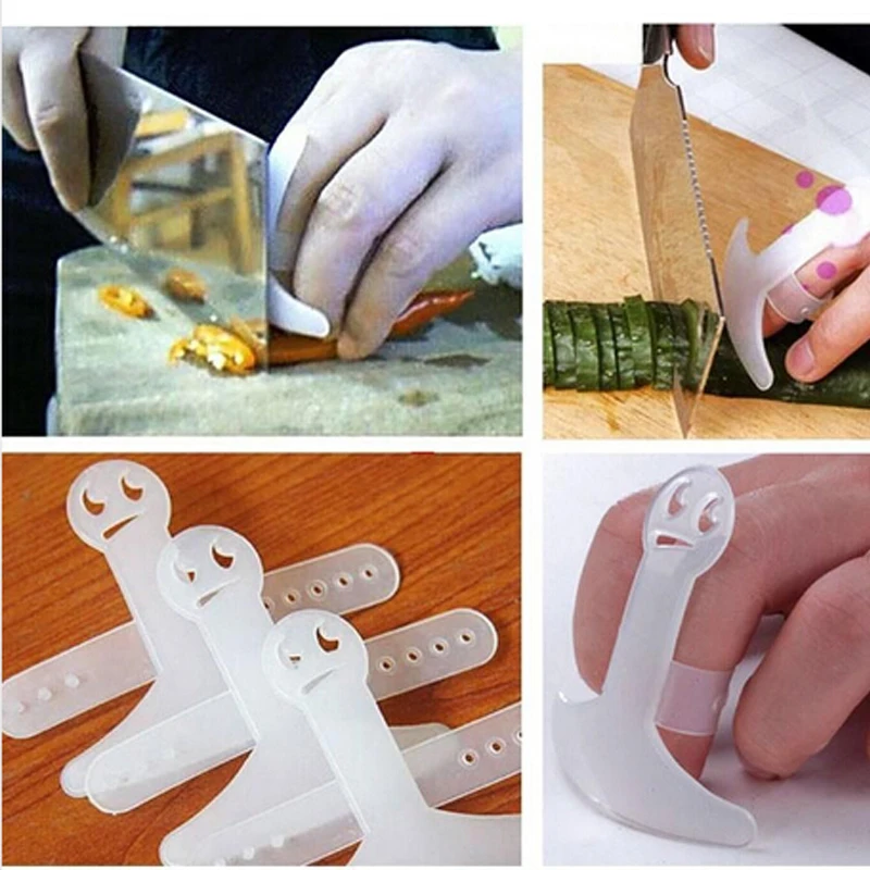 Новинка 5 шт. защита для пальцев нож измельчитель для овощей режущий помощник инструмент улыбка