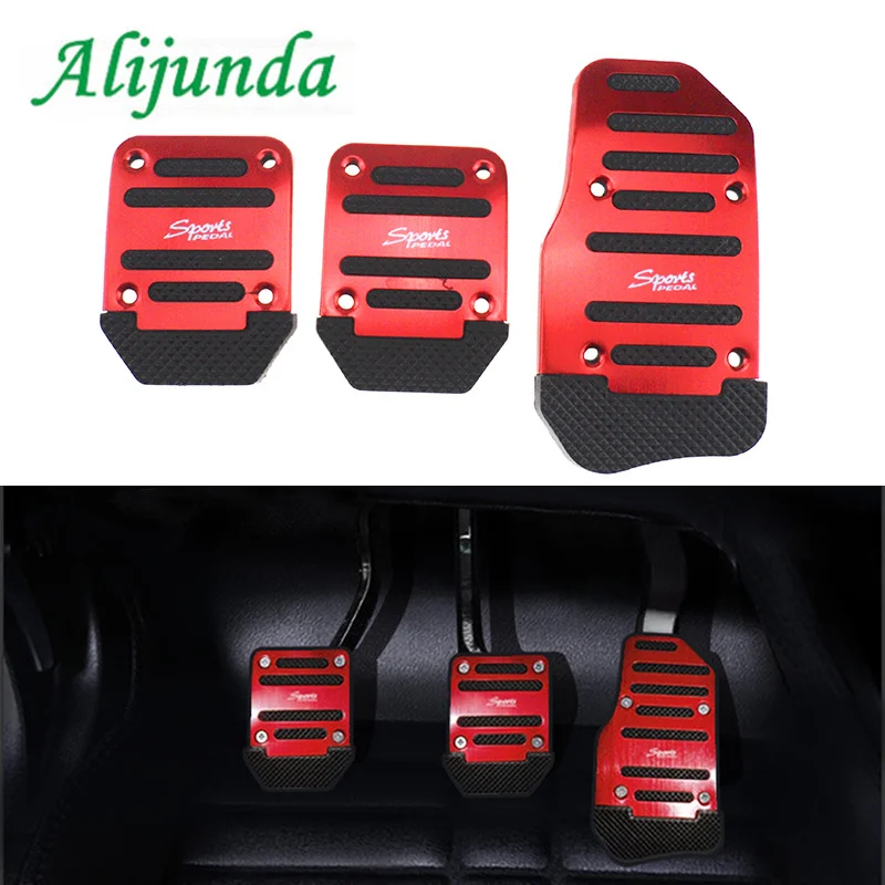 Pedal General aluminum alloy manual transmission anti skid pedal set