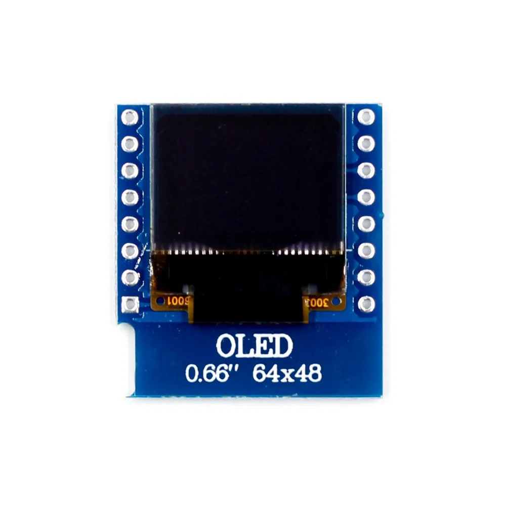 0,66 дюймовый oled-дисплей модуль для WEMOS D1 MINI ESP32 модуль AVR STM32 64x48 0,6" ЖК-экран IIC IEC OLED