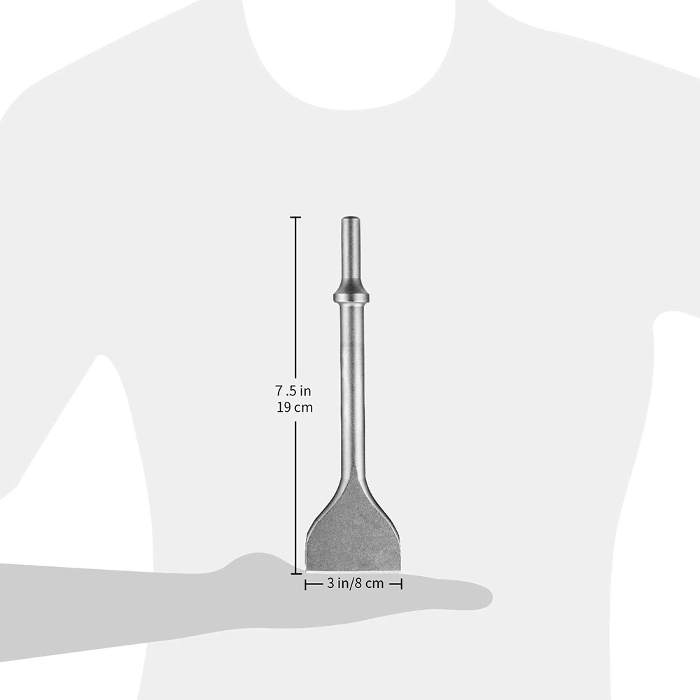 Домкрат молоток измельчитель воздуха бетонное долото плитка горелки воздуха скребок воздушный молоток долото(" x 7,5"