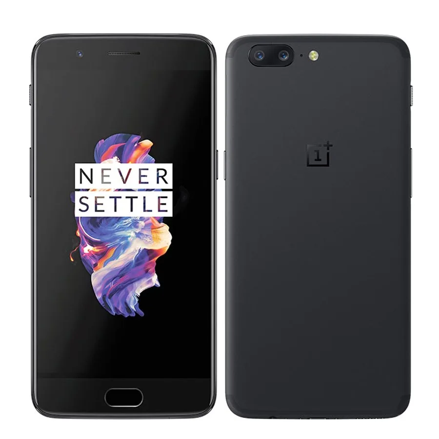 Global Fimrware OnePlus 5 мобильный телефон Snapdragon 835 8GB 128GB 5,5 ''Восьмиядерный 20MP 16.0MP NFC отпечаток пальца 4G LTE телефон