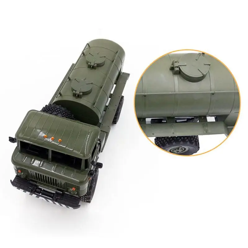 WPL Remote Control Remodel Accessory Simulation Train Oil Transport Tank Car Tanker Truck Model For B24, B16, B36